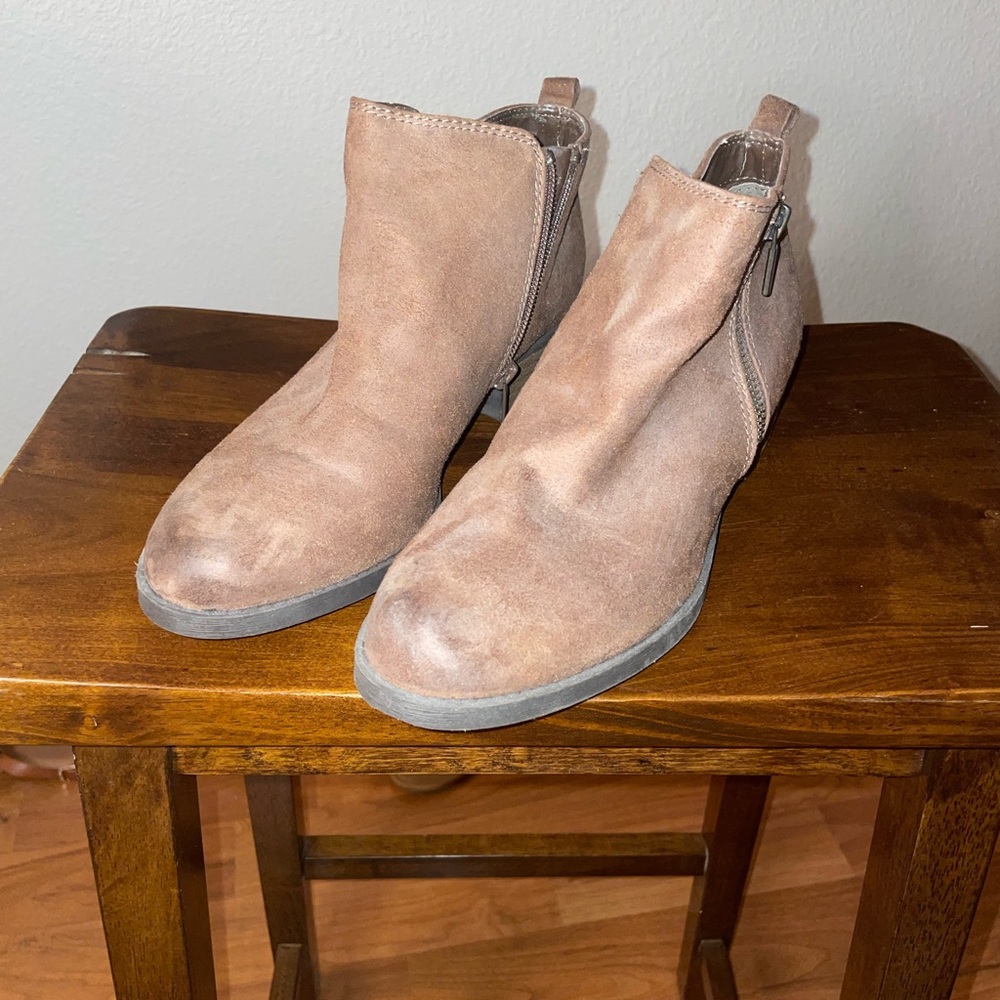 Carlos by Carlos Santana Brown Ankle Booties